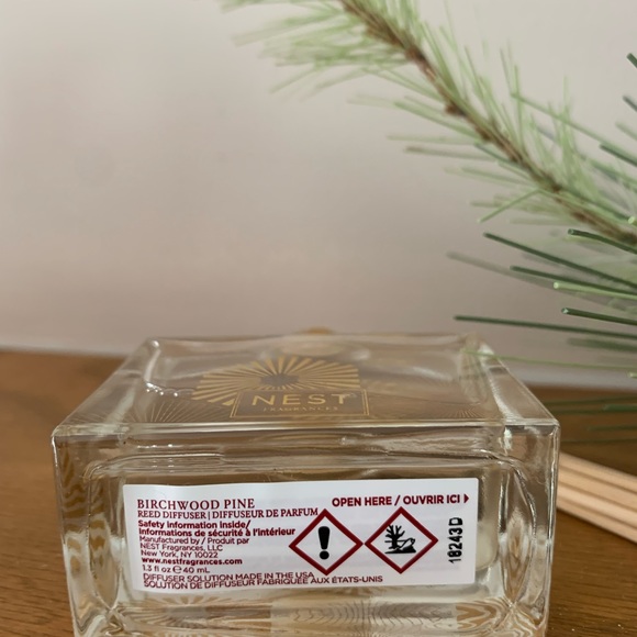 Nest Fragrances Birchwood Pine Diffuser 1.3 fl oz & Reeds Sealed No Box - Picture 2 of 2